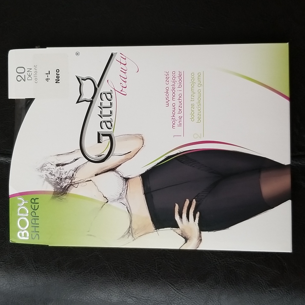Gatta. Body Shaper tights. Nero. Size 4-L
